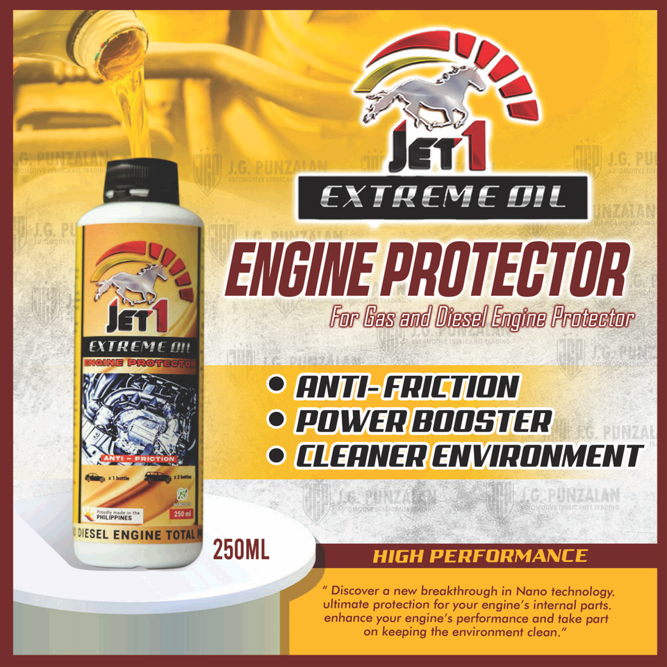 250 mL - Jet 1 Extreme Oil Engine Protector
