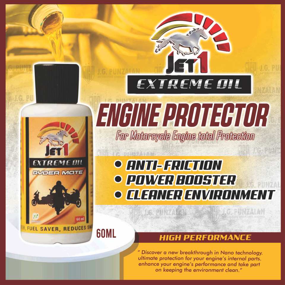 60 mL - Jet 1 Extreme Oil Engine Protector