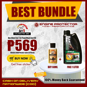 60ml Free ENVI Motorcycle Engine Oil SYNTHETIC PERFORMANCE (1LITER)