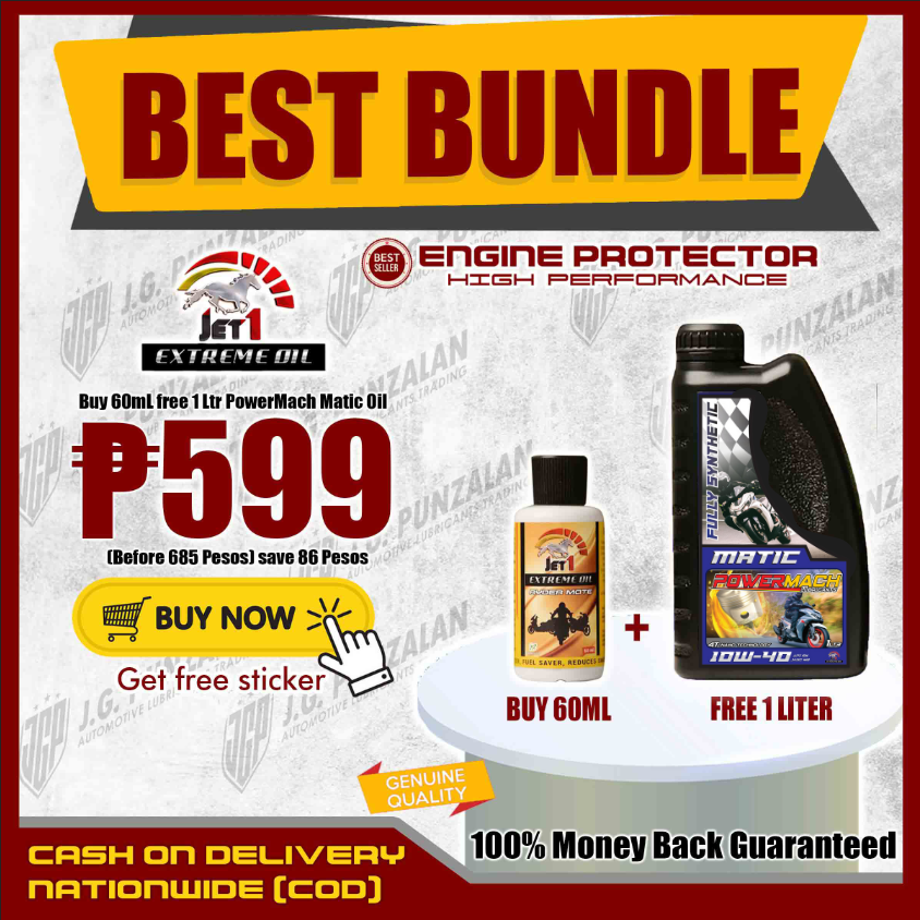 60ml Free MATIC Motorcycle Engine Oil FULLY SYNTHETIC (1LITER)