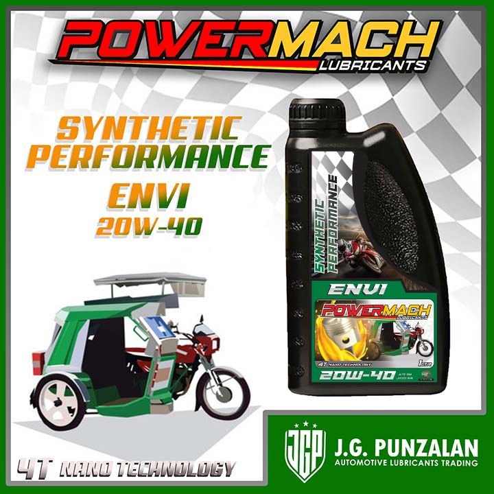 PowerMach ENVI Synthetic Performance 20w-40 (1 Liter)
